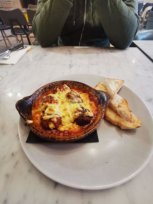 Meatball starter at Wildwood in Llandudno