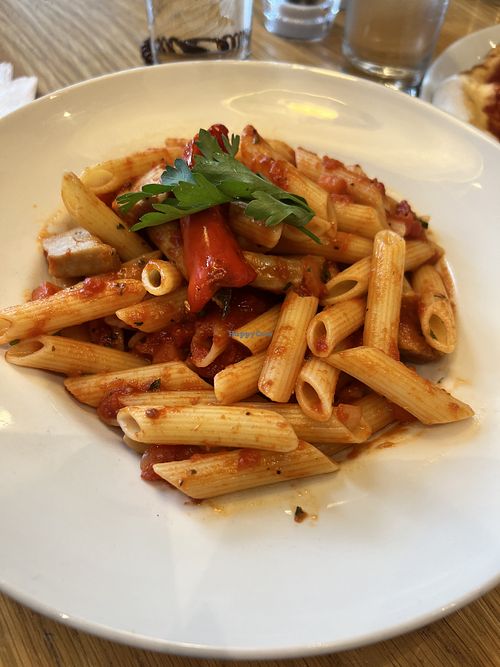 Penne Arrabbiata with extra This isn’t Chicken  at Prezzo in Bicester