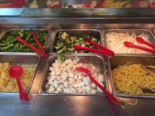 Ingredient Bar - tofu at Magic Grill in Garwood