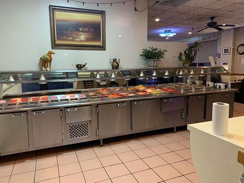 View of raw bar from outside  at Magic Grill in Garwood