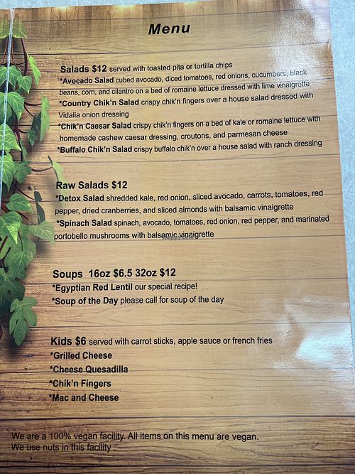   at Vegan Eats and Treats Cafe in Glen Rock