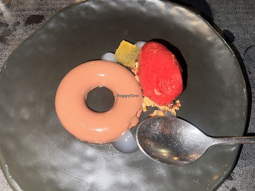 Desert (looks less appetizing with the flash on lol)  at At Sea in Kralendijk