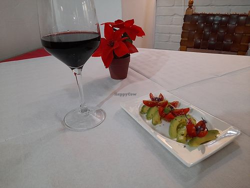 Complimentary vegan tapa 💚🌱 at Pizzería Pinocchio in Almunecar