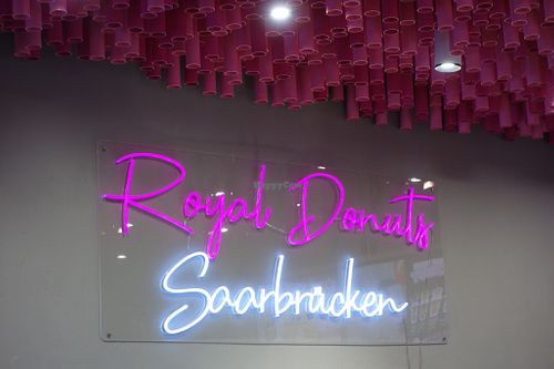Decoration on the left-hand side at Royal Donuts in Saarbrucken