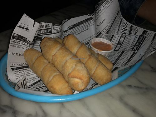 Tequeños (vegetarian)  at El Rabipelao in Barcelona