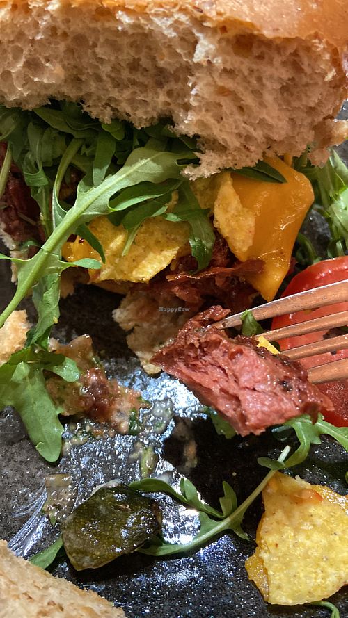 planted steak burger  at Le Burger in Pasching