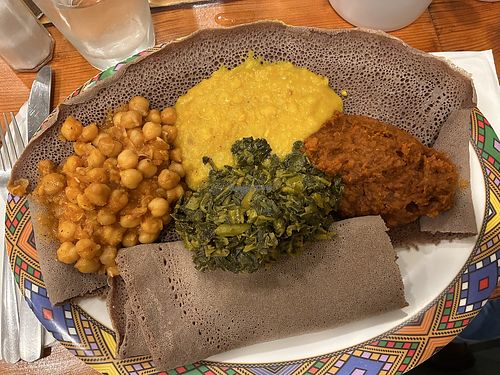 Vegan platter!   at Salam Cafe in Philadelphia