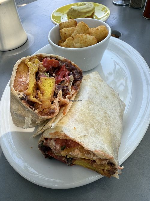 Breakfast Burritoo  at Duboce Park Cafe in San Francisco