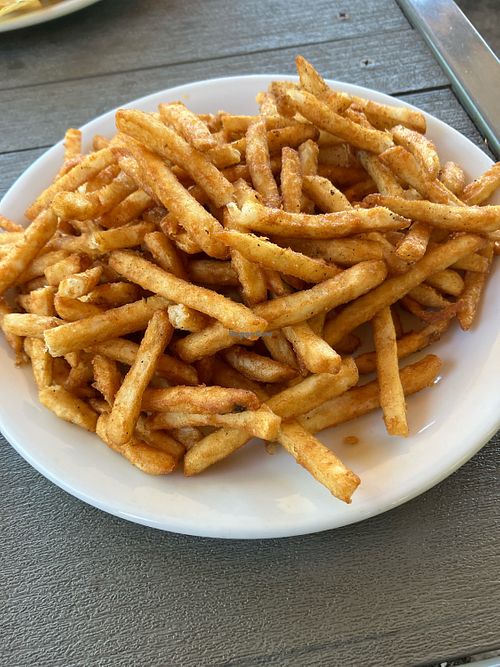 vegan beer battered fries  at The Old Gold in Portland