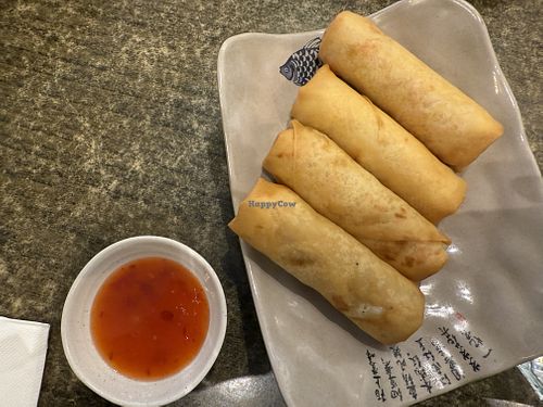 Spring rolls  at Karma Tea House in Wollongong