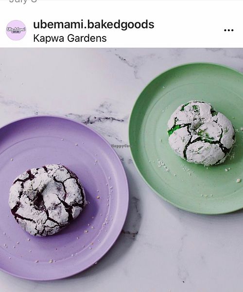 Ube & Buko Pandan Crinkle Cookies at Ube Mami in San Bruno