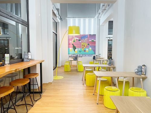 Interior. at Pizza Street - Yangpu in Shanghai