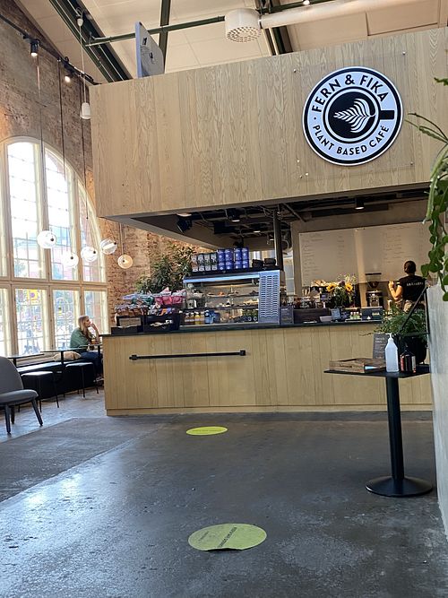Coffee shop at Fern & Fika - Birger Jarlsgatan in Stockholm