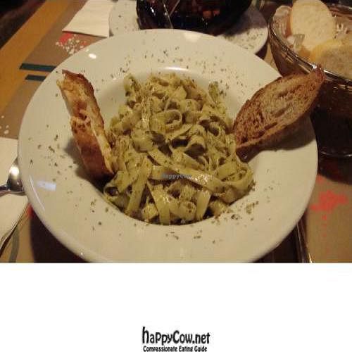 Pesto sauce Fettuccine at Nature and Peace in Istanbul