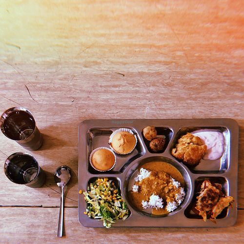Thali plate from our Friday night SoulFeast event. at The Big Drum in Canterbury