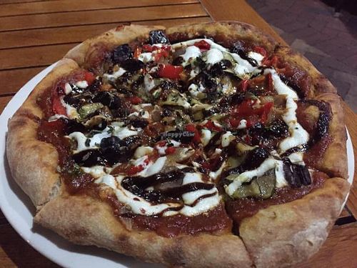 California Veggie Pizza at Christopher's Kitchen in Palm Beach Gardens