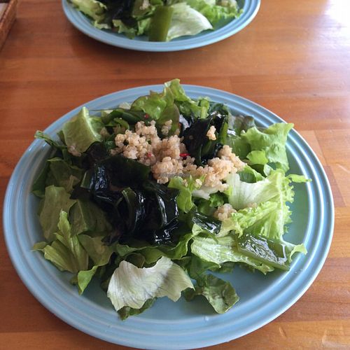lunch set entree at Cafe Atl in Osaka