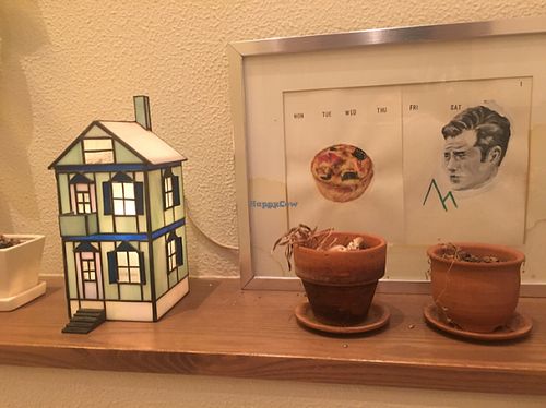 the decor  at Cafe Atl in Osaka