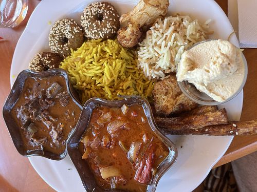 Vegan plate, also gluten-free   at Tsnim in Kamnik