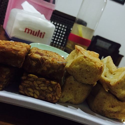Fried seitan and tofu  at Deity of Miracle Vegan Resto in Kuta