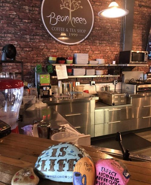 Entrance at Beantrees Cafe in Cold Lake