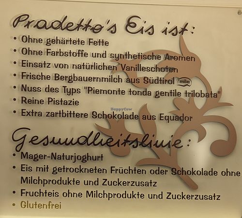 Sehr zu empfehlen! at Gelateria Pradetto in Bressanone