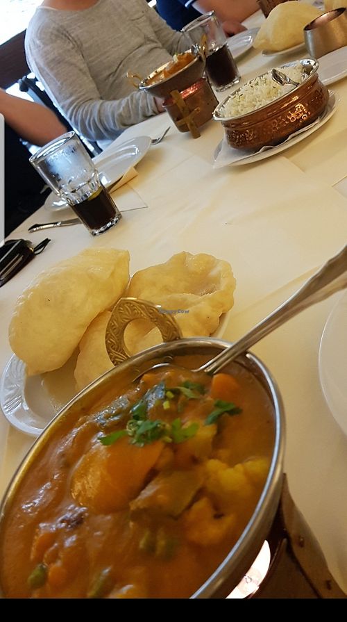 Nr. 32 mit Mango Sauce in vegan + Fladenbrot/Reis at India Haus in Hameln