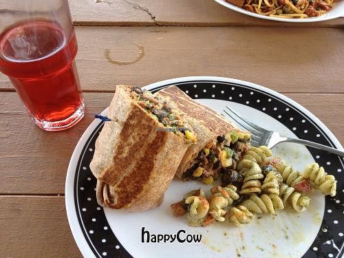 Hot Hummus Wrap at Spiral Diner & Bakery in Fort Worth