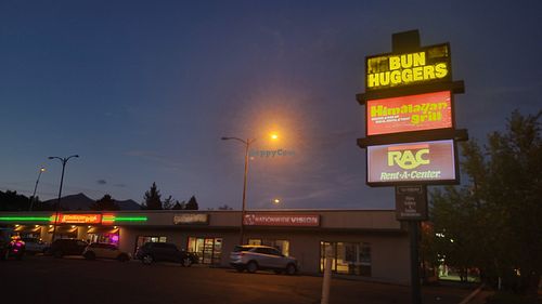Restaurant inside small parking lot at Himalayan Grill in Flagstaff