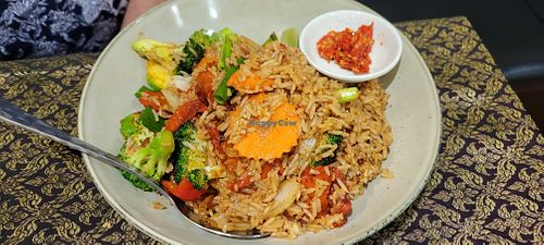 Fried Thai Fried Rice I think at Thai Redcliffe in Redcliffe