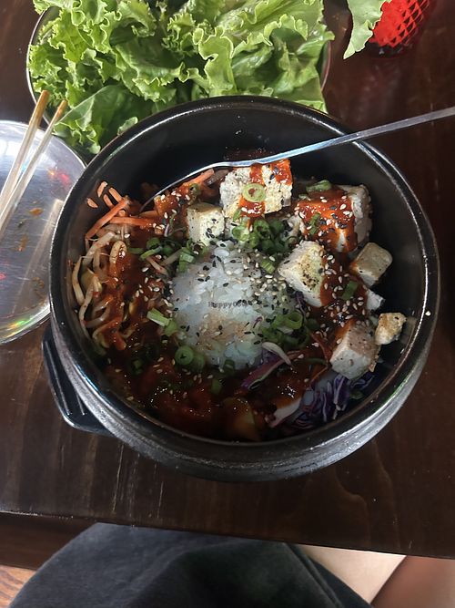 vegan bibimbop  at Babo Korean Bar in Nashville