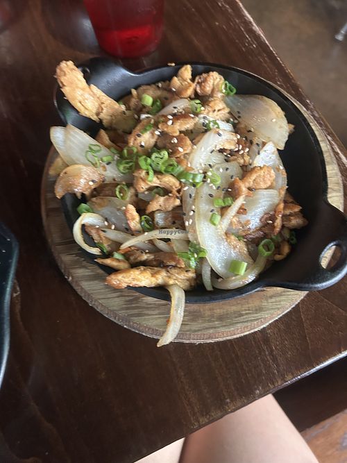 vegan bulgogi  at Babo Korean Bar in Nashville