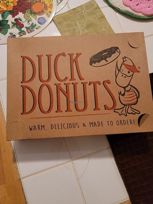 Delicious vegan options at Duck Donuts in Huntington Beach
