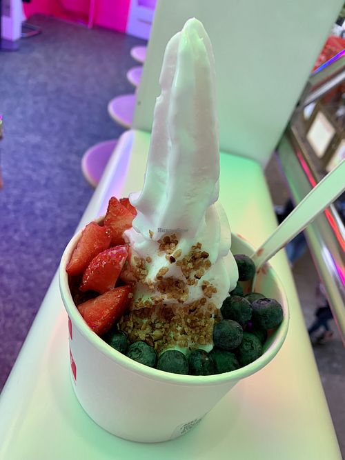 Snog coconut at Snog Frozen Yogurt in South East London