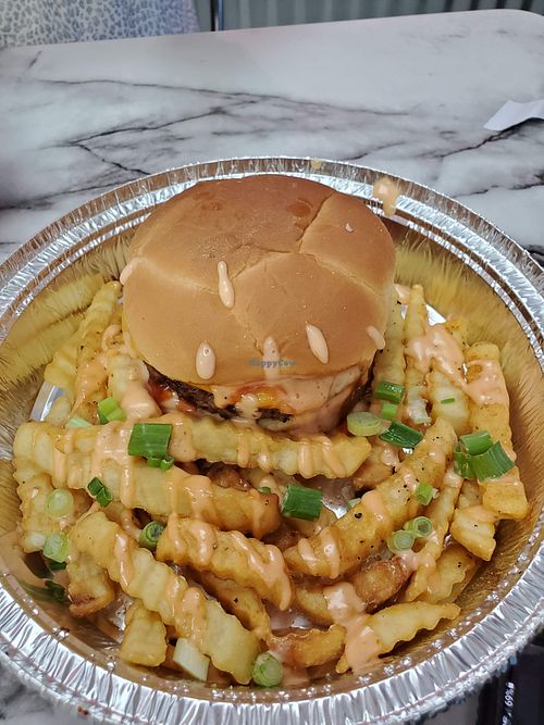 Veggie burger at Nanas Kitchen in Chandler