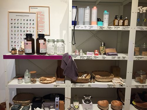 Cosmetics and other products at Herbie Unverpackt in Berlin
