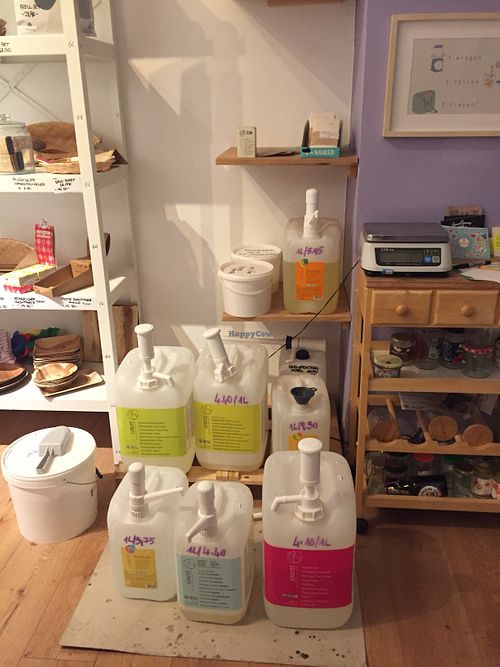 Washing liquid and soap at Herbie Unverpackt in Berlin