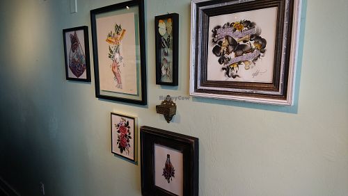 Local art exhibit at Karma Cream in Gainesville