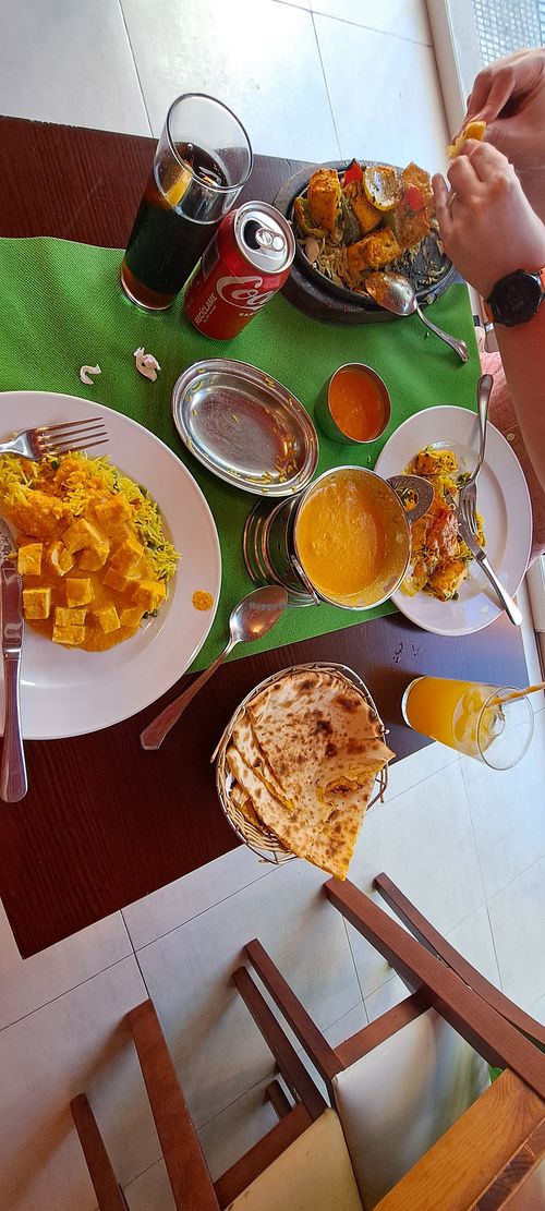 Mains at The Curry House in Benidorm