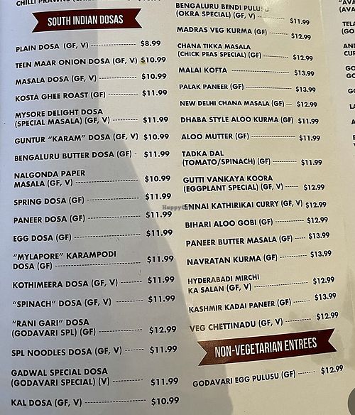   at Godavari Indian Restaurant in Eden Prairie