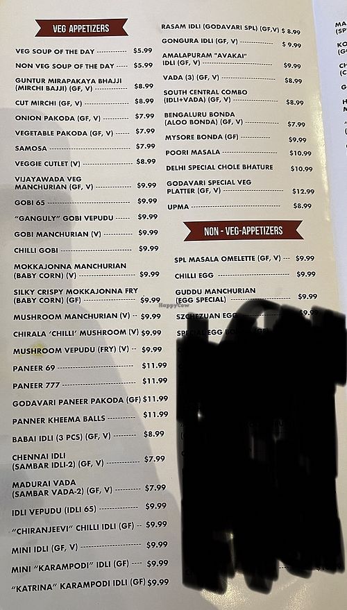   at Godavari Indian Restaurant in Eden Prairie