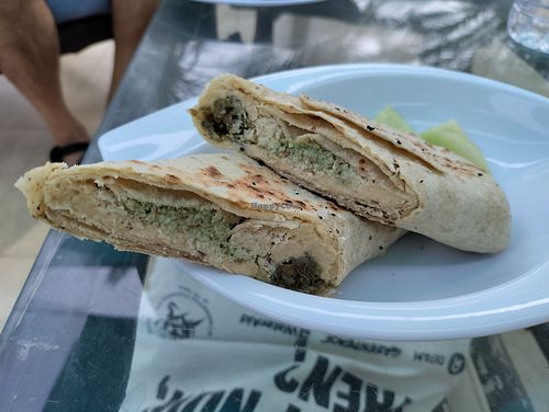 Bedouin burrito at Veganzania in Dahab