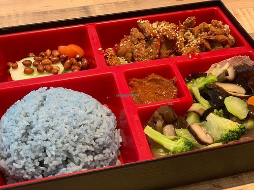 Thai Butterfly Pea Rice 泰式鸡兰花饭
Photo by Henry Lau aka Mr Purple at Veggie Trend - 素码时代 in Central Singapore