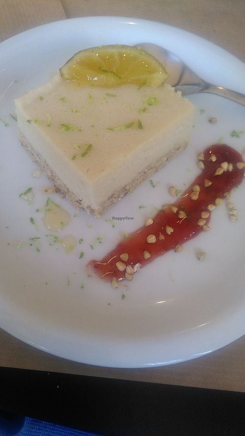 Raw vegan and sugar free desert at Demetra in Chalkis