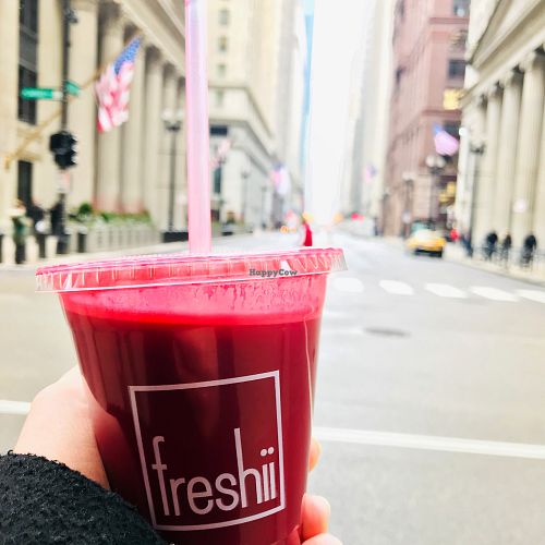 Red power juice at freshii - West Jackson in Chicago