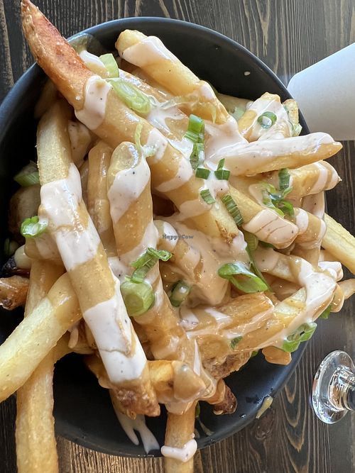 French fries 😎  at PlantPub in Cambridge