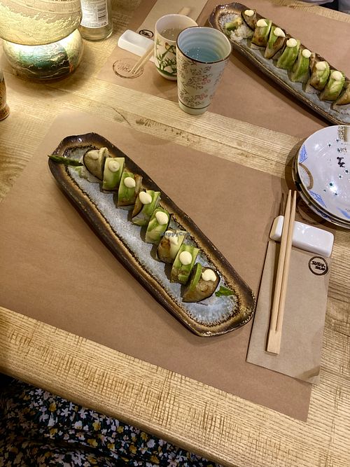 GF ‘Vegan Monday’ uramaki roll  at Sushi And Salad in Ely