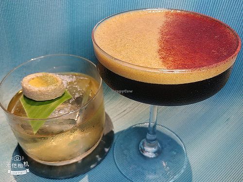 PassionFruit and Faux Expresso  at Analogue Initiative in Central Singapore