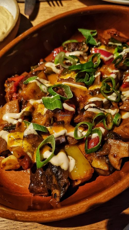 Mushroon Schawarma at NENI am Prater in Vienna