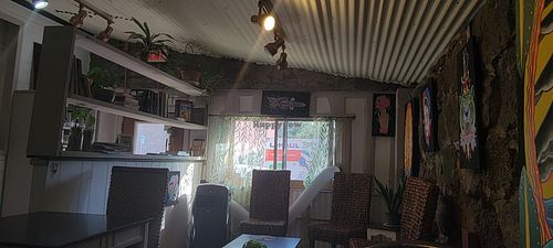 Inside lounge area at Potion Tea & Bakery in Flagstaff